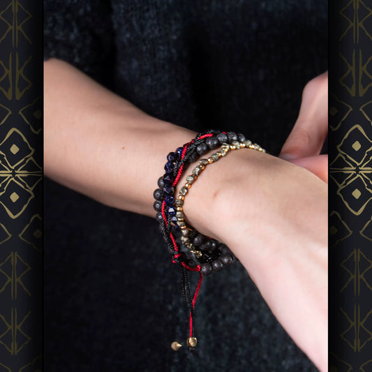 【不灭之盔】原创设计手链男小众手串珠子复古手绳饰品生日礼物