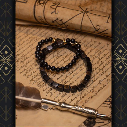 Ebony national style bracelet male ethnic style retro personality characteristic bracelet