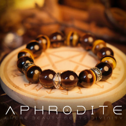 Unordered Mind — S925 Silver Tiger’s Eye & Smoky Quartz Bracelet